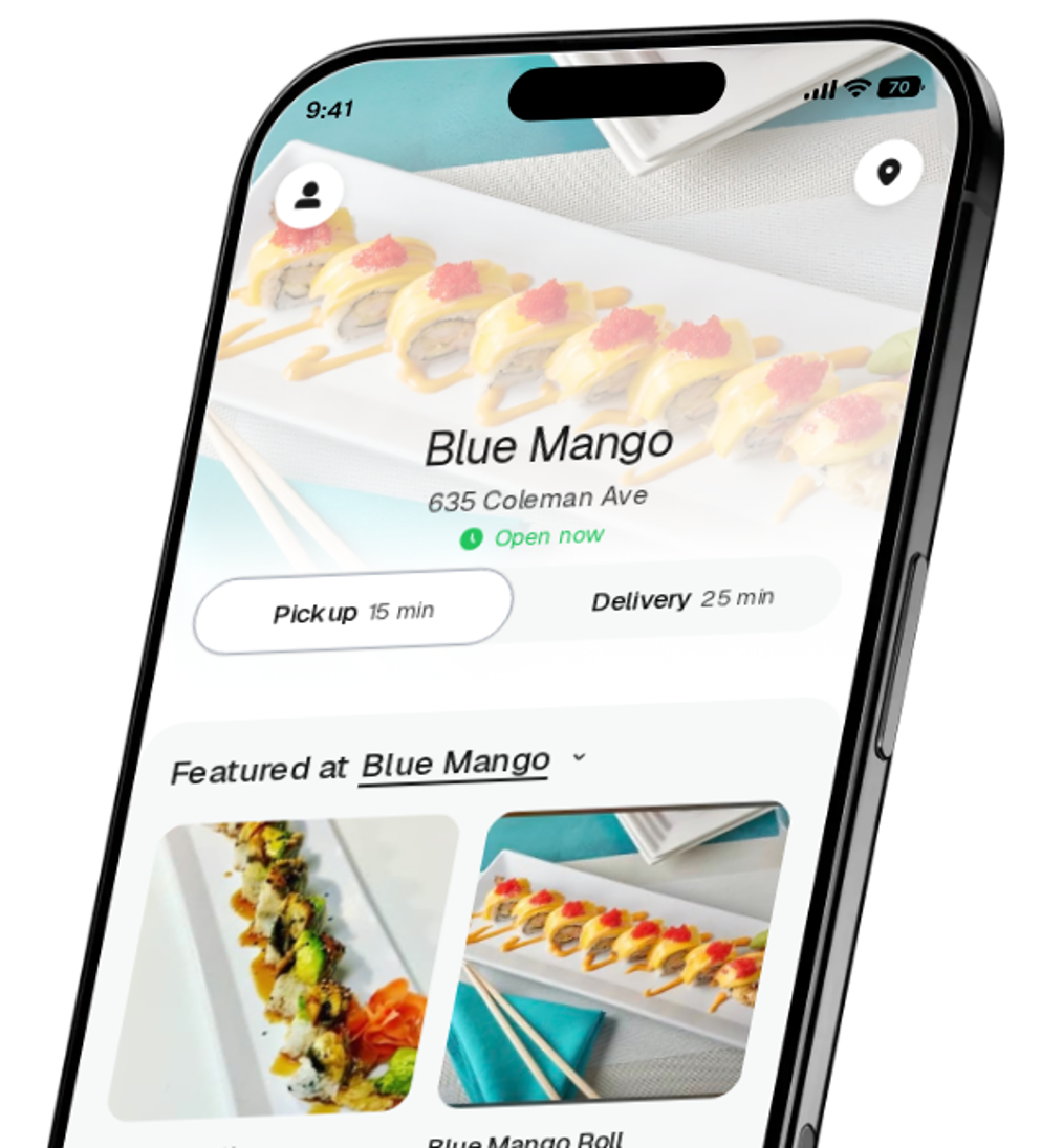 Blue Mango app preview