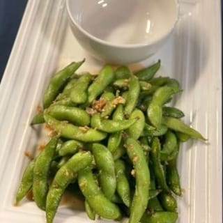 Garlic Edamame