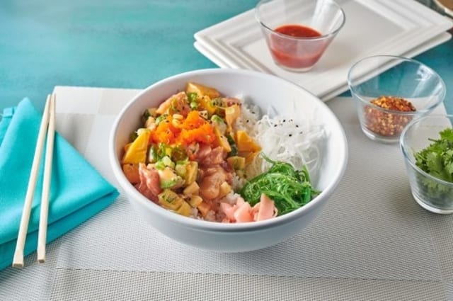 Mango Poke Bowl.