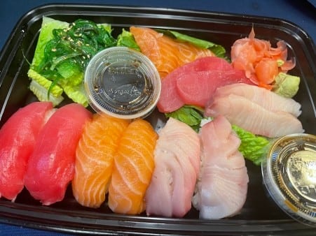 Nigiri and Sashimi Set.